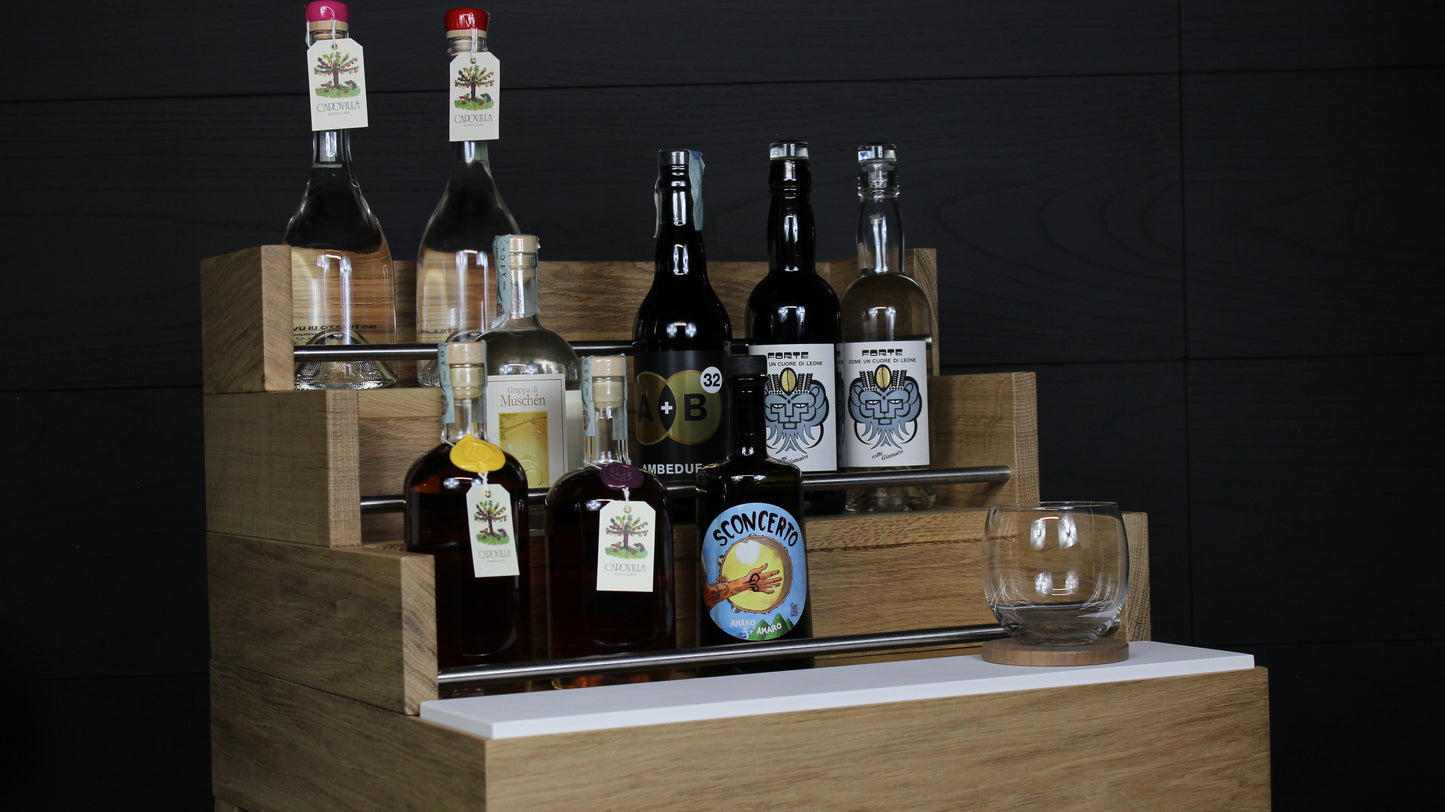 Carrello SPIRITS TROLEY OAK WOOD 2