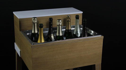Carrello WINE TROLEY OAK WOOD 3